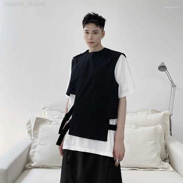 men' tank men' sleeveless t-shirt vest summer tooling style hip hop street urban youth casual large size, White;black
men' tank men' sleeveless t-shirt vest summer tooling style hip hop street urban youth casual large size, White;black