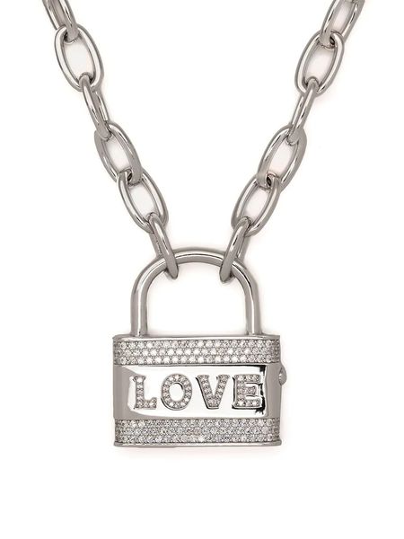 far fetch ap m chain necklace brand logo designer luxury fine jewelry for women pendant k gold love heart embellished love lock necklace, Silver
far fetch ap m chain necklace brand logo designer luxury fine jewelry for women pendant k gold love heart embellished love lock necklace, Silver