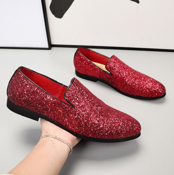 2023 fashion men dress shoes classic luxury men sequin leather shoes comfortable casual loafers slip on party wedding shoe plus size 38-48, Black
2023 fashion men dress shoes classic luxury men sequin leather shoes comfortable casual loafers slip on party wedding shoe plus size 38-48, Black