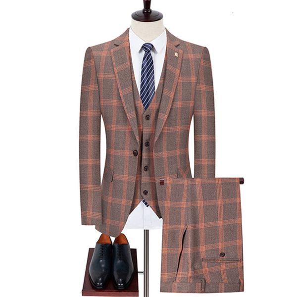 men's suits blazers blazers pants vest set 3 pieces set / men's business casual fashion three piece plaid suit jacket coat trouser, White;black
men's suits blazers blazers pants vest set 3 pieces set / men's business casual fashion three piece plaid suit jacket coat trouser, White;black