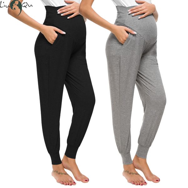maternity bottoms liu qu maternity women's casual pants pregnancy stretchy comfortable lounge pants pregnant high waist trousers with p, White
maternity bottoms liu qu maternity women's casual pants pregnancy stretchy comfortable lounge pants pregnant high waist trousers with p, White