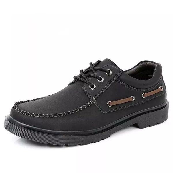new genuine leather mens shoes comfortable loafers non-slip men casual shoes fashion oxford shoes boat shoes moccasins size 48, Black
new genuine leather mens shoes comfortable loafers non-slip men casual shoes fashion oxford shoes boat shoes moccasins size 48, Black