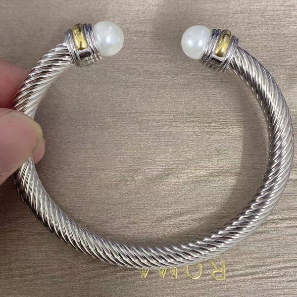 cuff bracelet round head open 7mm bracelets 2023 designer design bangle bracelet jewelry men women twisted wire fashion versatile, Black
cuff bracelet round head open 7mm bracelets 2023 designer design bangle bracelet jewelry men women twisted wire fashion versatile, Black
