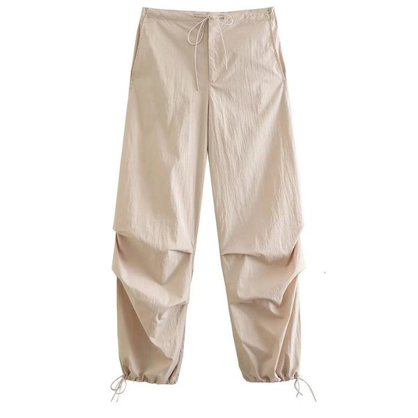 women's pants s fashion side pockets pleats parachute cargo vintage high elastic waist drawstring female jogging trousers 230506, Black;white
women's pants s fashion side pockets pleats parachute cargo vintage high elastic waist drawstring female jogging trousers 230506, Black;white