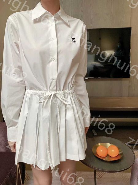 23ss summer dresses women dress womens designer clothing spring summer new lapel letter embroidery long-sleeved drawstring pleated dress wom, Black;gray
23ss summer dresses women dress womens designer clothing spring summer new lapel letter embroidery long-sleeved drawstring pleated dress wom, Black;gray