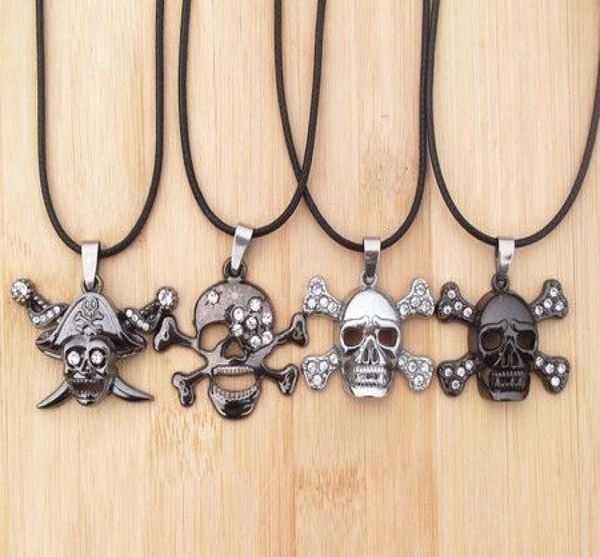 titanium stainless steel diamond skull pendant necklaces fashion leather cord jewelry men xmas gifts new 12pcs4803260, Silver
titanium stainless steel diamond skull pendant necklaces fashion leather cord jewelry men xmas gifts new 12pcs4803260, Silver