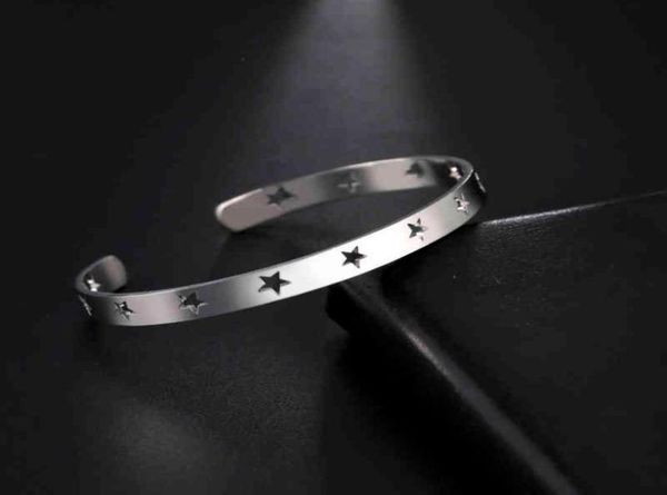 fashion hollow star adjustable bangles for women girls stainless steel cuff bracelet party wedding jewelry friend gifts l2206228123299, Golden;silver
fashion hollow star adjustable bangles for women girls stainless steel cuff bracelet party wedding jewelry friend gifts l2206228123299, Golden;silver