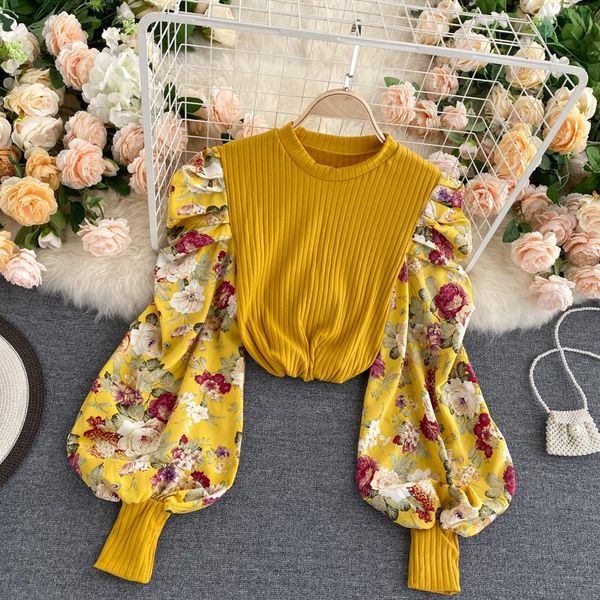 dress women autumn new printed bottoming shirt puff sleeve stitching patchwork oneck temperament slim fit female blouse uk115, White
dress women autumn new printed bottoming shirt puff sleeve stitching patchwork oneck temperament slim fit female blouse uk115, White