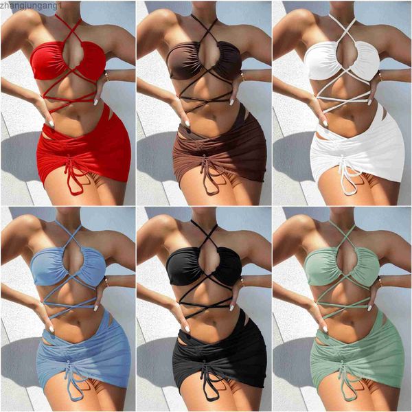 designer bikini 2023 multicolor reversible split bikini three piece swimsuit female fashion, White;black
designer bikini 2023 multicolor reversible split bikini three piece swimsuit female fashion, White;black