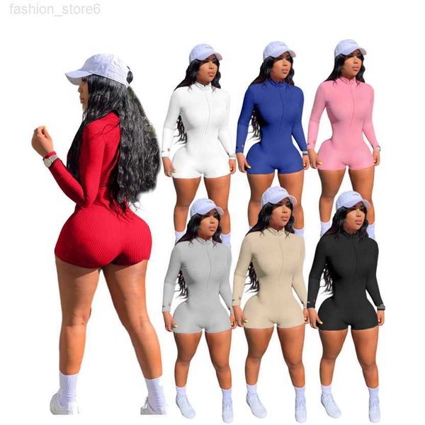 women rib rompers long sleeve onesies knitted jumpsuits plus size 2xl solid jump suits skinny bodysuits casual shorts black overalls fall cl, Black;white
women rib rompers long sleeve onesies knitted jumpsuits plus size 2xl solid jump suits skinny bodysuits casual shorts black overalls fall cl, Black;white