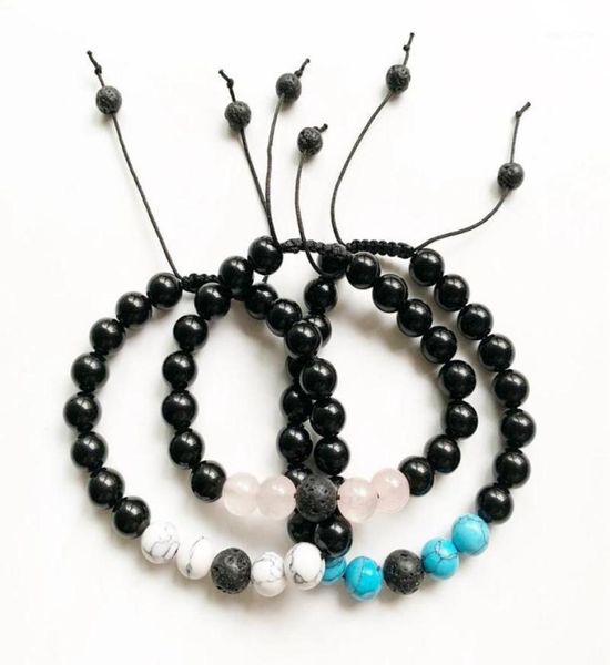 beaded strands 8mm natural black onyx bracelet white howlite cord adjustable beads friendship family gifts13644972
beaded strands 8mm natural black onyx bracelet white howlite cord adjustable beads friendship family gifts13644972