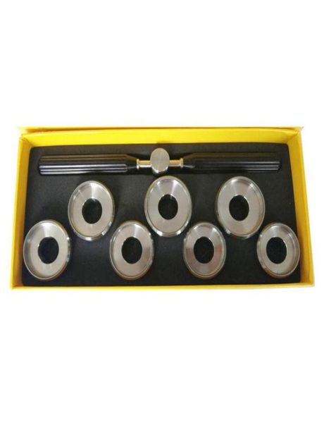 repair tools kits 8 pcs watch back case cover opener removal set wrench 7 dies part repairing accessories 5539 for9683236
repair tools kits 8 pcs watch back case cover opener removal set wrench 7 dies part repairing accessories 5539 for9683236