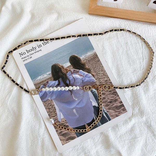 s belly s women's summer new decorative skirt high grade pearl waist chain design small fragrant belt
s belly s women's summer new decorative skirt high grade pearl waist chain design small fragrant belt