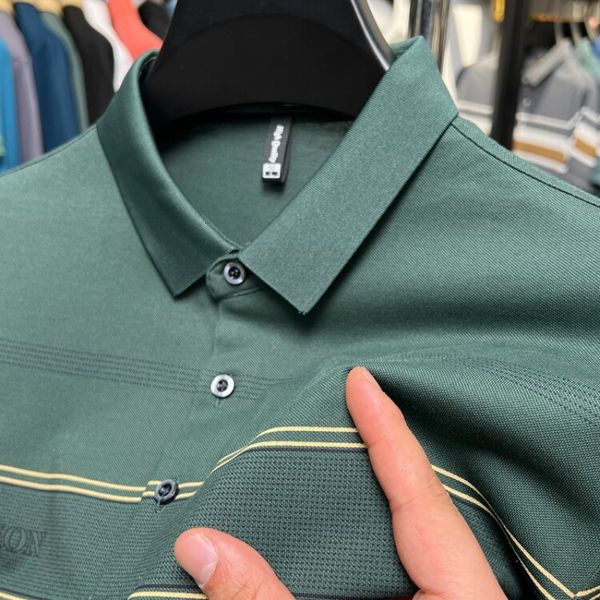 men's polos dyxue summer cotton striped color contrast mature shortsleeved polo shirt lapel tshirt business casual fashion m4xl 230506, White;black
men's polos dyxue summer cotton striped color contrast mature shortsleeved polo shirt lapel tshirt business casual fashion m4xl 230506, White;black