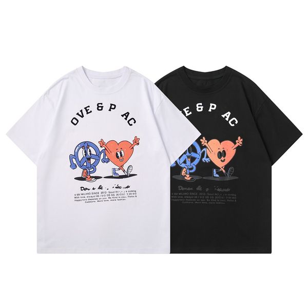21ss designer tide t shirts chest letter laminated print short sleeve high street loose oversize casual t-shirt 100% pure cotton for men an, White;black
21ss designer tide t shirts chest letter laminated print short sleeve high street loose oversize casual t-shirt 100% pure cotton for men an, White;black