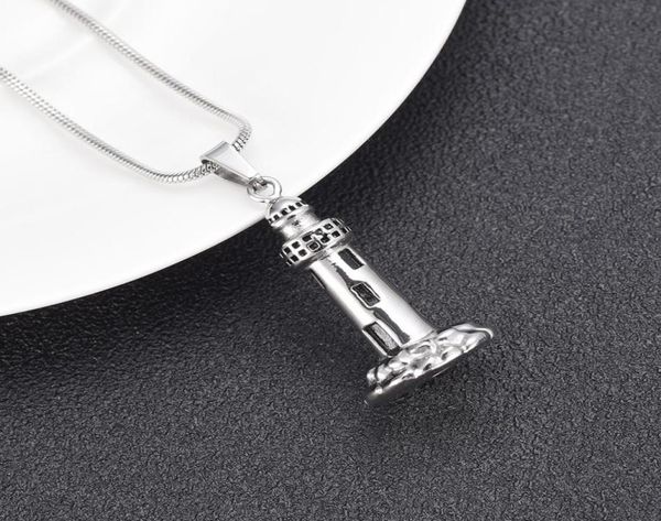 lkj10012 the lighthouse cremation ashes turned into jewelry stainless steel men keepsake memorial urn pendant for dad5530801, Silver
lkj10012 the lighthouse cremation ashes turned into jewelry stainless steel men keepsake memorial urn pendant for dad5530801, Silver