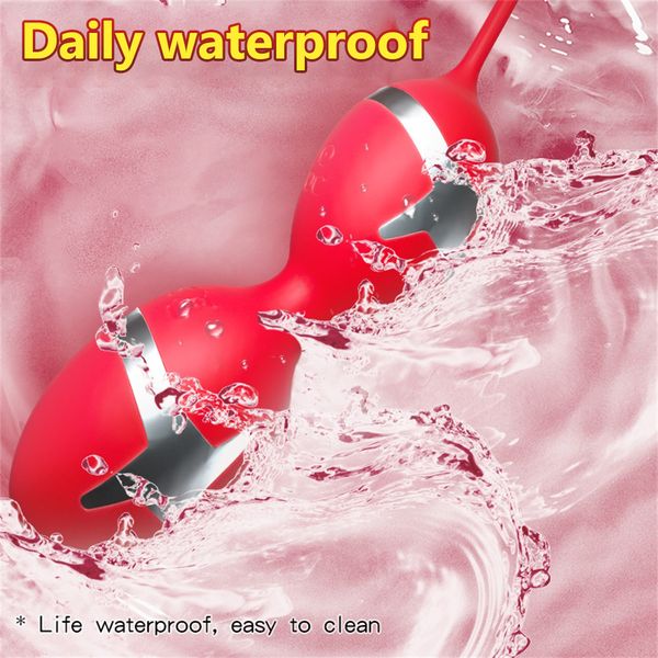 fabric wireless app remote kegel balls vibrators for women eletric shock vibrating egg toys for vaginal tight exercise safer, Black;white
fabric wireless app remote kegel balls vibrators for women eletric shock vibrating egg toys for vaginal tight exercise safer, Black;white