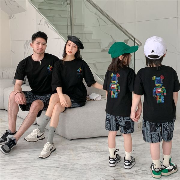 family matching outfits simple t-shirts for families parents and children carton bear printed tees summer family matching outfits kids casua, Blue
family matching outfits simple t-shirts for families parents and children carton bear printed tees summer family matching outfits kids casua, Blue