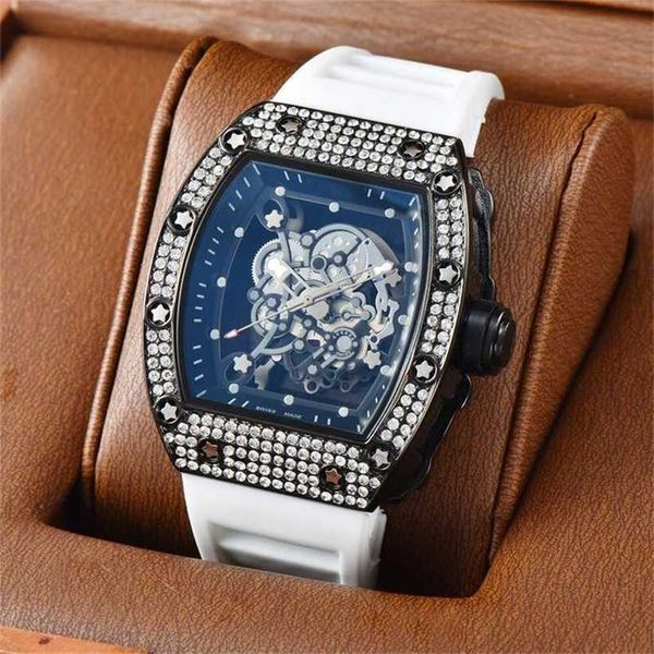 richarde milles designer watches new diamond inlaid double hollow fashion cool personality barrel quartz mens womens ncsp original logo, Slivery;black
richarde milles designer watches new diamond inlaid double hollow fashion cool personality barrel quartz mens womens ncsp original logo, Slivery;black