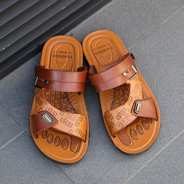 sandals 2023 summer beach men s brown casual flip flops slippers fashion breathable outdoor flats shoes chaussure zapatos hombre 230505, Black
sandals 2023 summer beach men s brown casual flip flops slippers fashion breathable outdoor flats shoes chaussure zapatos hombre 230505, Black