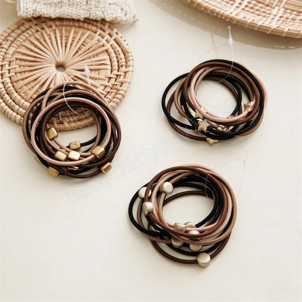 10pc women girls hair rubber bands hair tie ropes elastic hairband ponytail holders headbands scrunchies black coffee colors, Slivery;white
10pc women girls hair rubber bands hair tie ropes elastic hairband ponytail holders headbands scrunchies black coffee colors, Slivery;white