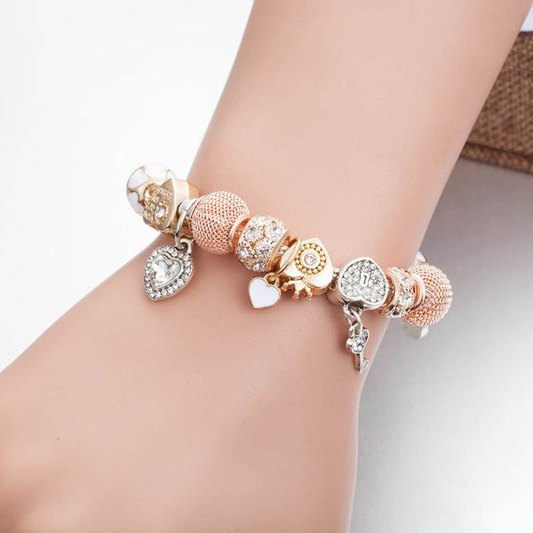 love hearts charm bracelet set for pandora 925 sterling silver plated wedding party bracelets for women luxury snake chain bracelets with or, Golden;silver
love hearts charm bracelet set for pandora 925 sterling silver plated wedding party bracelets for women luxury snake chain bracelets with or, Golden;silver