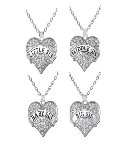 drop big sis middle sis little sis baby sis crystal heart pendant necklace sisters jewelry gift boho style2146945, Silver
drop big sis middle sis little sis baby sis crystal heart pendant necklace sisters jewelry gift boho style2146945, Silver