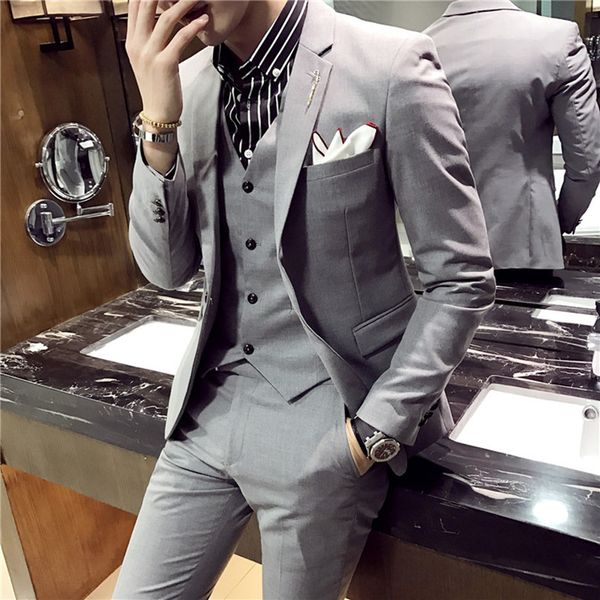 men's suits blazers 7xl blazers vest pants 3pce and 2pce set high grade fashion pure color mens slim formal business suit groom's, White;black
men's suits blazers 7xl blazers vest pants 3pce and 2pce set high grade fashion pure color mens slim formal business suit groom's, White;black