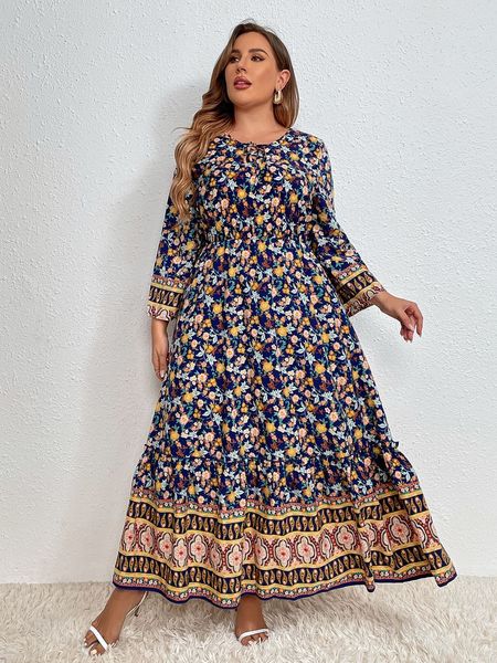 plus size dresses 3xl 4xl plus size summer dresses for women long sleeve floral print bohemian dress high waist curvy maxi long dresses 2305, Black
plus size dresses 3xl 4xl plus size summer dresses for women long sleeve floral print bohemian dress high waist curvy maxi long dresses 2305, Black