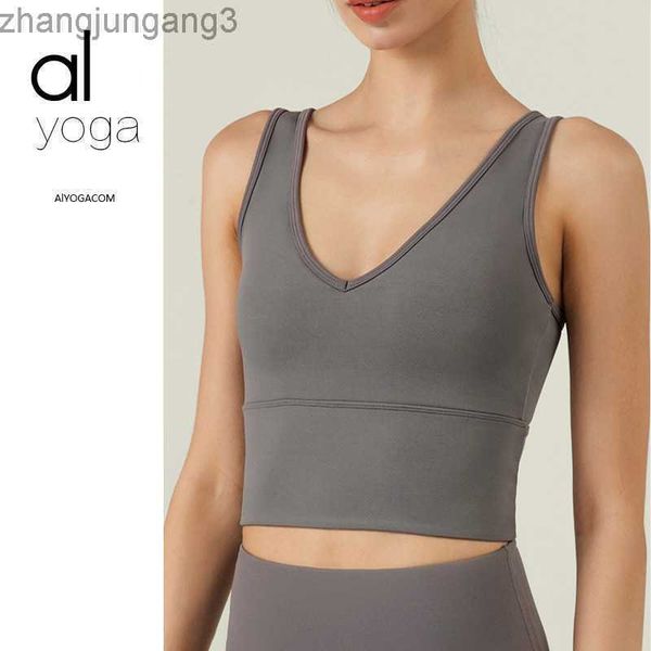 desginer alo yoga new back sports underwear women's shockproof running high strength bra vest, White
desginer alo yoga new back sports underwear women's shockproof running high strength bra vest, White