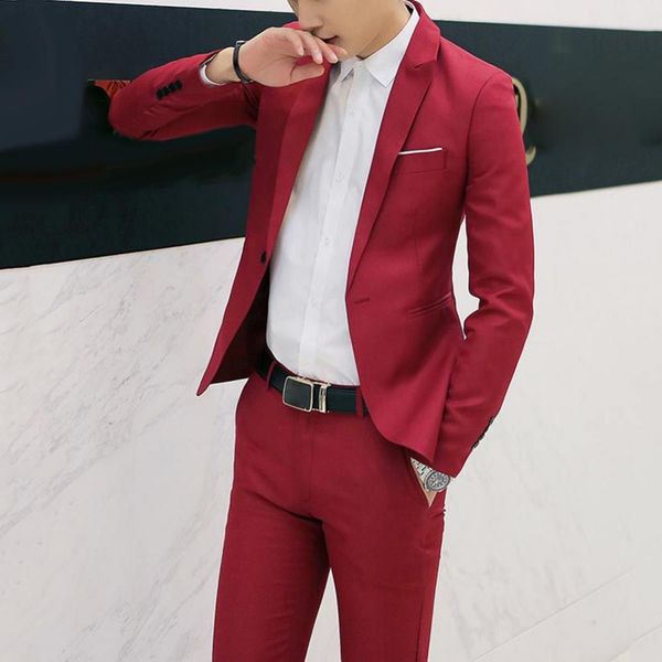 men's suits blazers fashion men blazer sets business wedding solid color lapel long sleeve slim blazers long pants suits for men trajes, White;black
men's suits blazers fashion men blazer sets business wedding solid color lapel long sleeve slim blazers long pants suits for men trajes, White;black