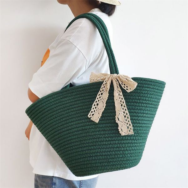 fashion trend large capacity cotton rope woven holiday beach bag big bow manufacturers direct cross-border wholesale
fashion trend large capacity cotton rope woven holiday beach bag big bow manufacturers direct cross-border wholesale