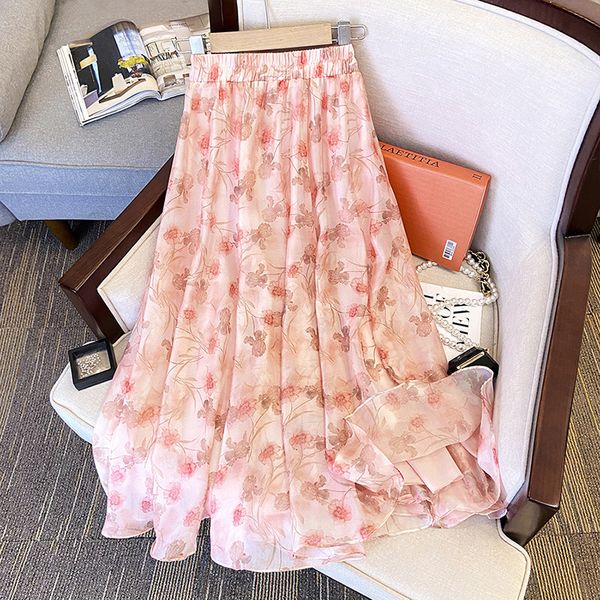 skirts tigena organza midi long skirt women summer holiday aesthetic floral print a line high waist mid-length skirt female 230506, Black
skirts tigena organza midi long skirt women summer holiday aesthetic floral print a line high waist mid-length skirt female 230506, Black