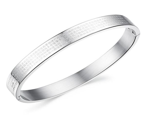 lsl jewelry silver gold plated bracelet open bangle men women stainless steel sutra religious luck blessing gift jewelry kgh814292192, White
lsl jewelry silver gold plated bracelet open bangle men women stainless steel sutra religious luck blessing gift jewelry kgh814292192, White