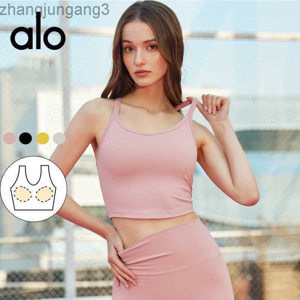 desginer alo yoga spring/summer new sports bra women's strap racerback fitness tank integrated chest cushion suit, White
desginer alo yoga spring/summer new sports bra women's strap racerback fitness tank integrated chest cushion suit, White