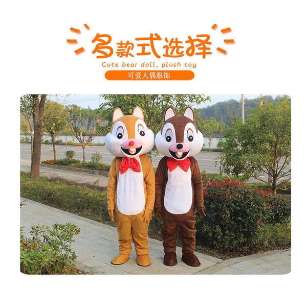 couples squirrels chipmunks cartoon dolls clothing walking playing dolls activity props puppet mascot 44, Red;yellow
couples squirrels chipmunks cartoon dolls clothing walking playing dolls activity props puppet mascot 44, Red;yellow