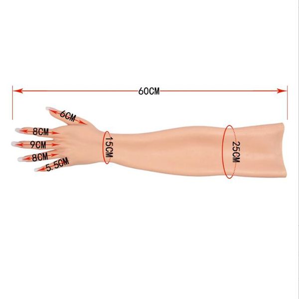 60cm 1pair arm shaper silicone artificial limbs for female after hand mannequin body fingernail prosthetic props medical cosmetology e052
60cm 1pair arm shaper silicone artificial limbs for female after hand mannequin body fingernail prosthetic props medical cosmetology e052