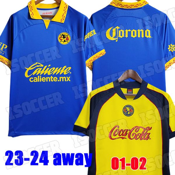 23 24 club america soccer jerseys retro 2001 2002 mx liga football shirt 01 02, Black;yellow
23 24 club america soccer jerseys retro 2001 2002 mx liga football shirt 01 02, Black;yellow