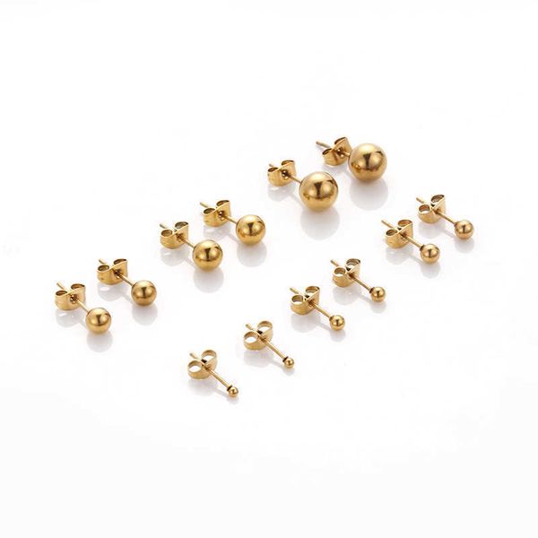 multi size stainless steel ball beads bean earrings studs universal fashion earring studs anti-allergy gold plated piercing body jewelry for, Golden;silver
multi size stainless steel ball beads bean earrings studs universal fashion earring studs anti-allergy gold plated piercing body jewelry for, Golden;silver
