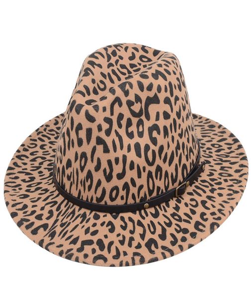 autumn and winter woolen leopard print hat flat brim wide brim hat new couple jazz hat3721287, Blue;gray
autumn and winter woolen leopard print hat flat brim wide brim hat new couple jazz hat3721287, Blue;gray