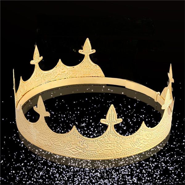 men's king crown headwear crown prince retro palace crown wedding festival birthday queen crown, Silver
men's king crown headwear crown prince retro palace crown wedding festival birthday queen crown, Silver