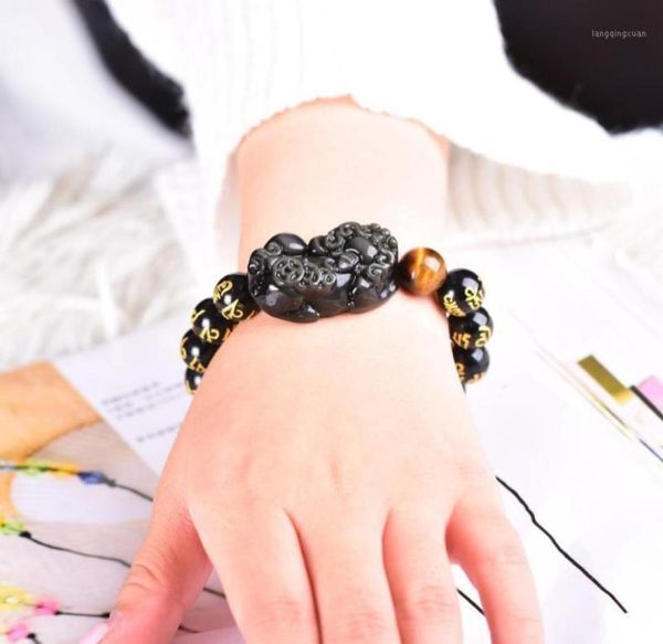 beaded strands the crystal natural rainbow eye obsidian good luck bracelet three money thin pi xiu six word round bead hand strin3625870, Black
beaded strands the crystal natural rainbow eye obsidian good luck bracelet three money thin pi xiu six word round bead hand strin3625870, Black