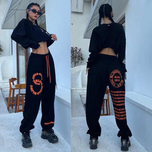capris new spring and autumn sports pants women loosefitting hiphop sweatpants retro print jazz hiphop long pants cargo pants women, Black;white
capris new spring and autumn sports pants women loosefitting hiphop sweatpants retro print jazz hiphop long pants cargo pants women, Black;white