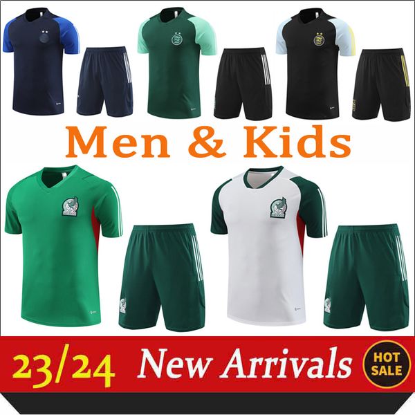 22-24 men and kids algerias mexicos new manchesters tracksuits football short sleeve training suit set kit designer short sleeve t-shirt swe, Gray
22-24 men and kids algerias mexicos new manchesters tracksuits football short sleeve training suit set kit designer short sleeve t-shirt swe, Gray