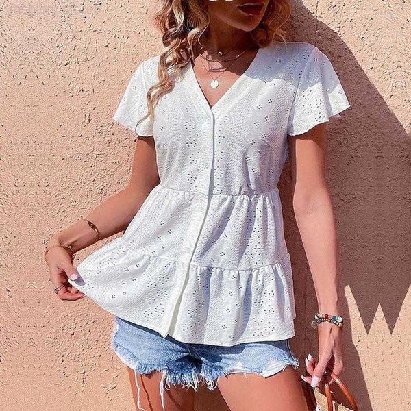 women's blouses summer 2023 fashion v neck casual hollow out button up white shirt women short sleeve elegant vintage blouse clothing
women's blouses summer 2023 fashion v neck casual hollow out button up white shirt women short sleeve elegant vintage blouse clothing