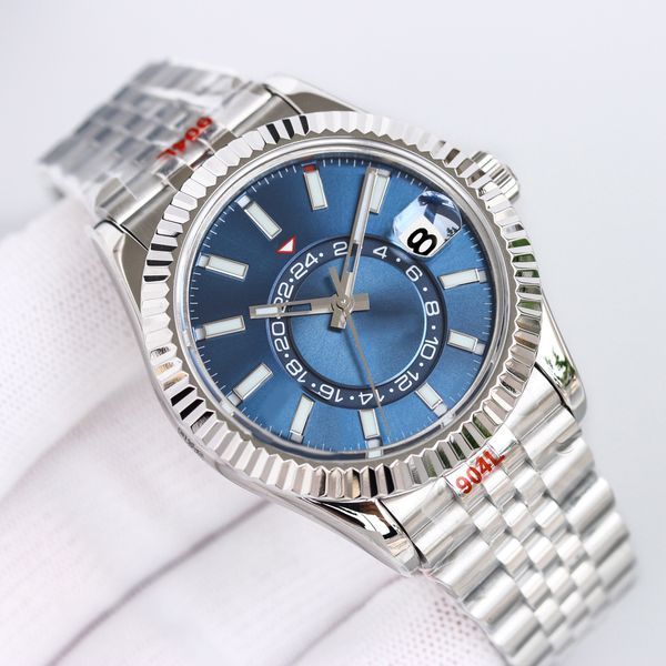 sky dweller-mens watch caijiamin automatic watches 40mm watches double rotation function date 904l stainless steel sapphire waterproof wrist, Slivery;brown
sky dweller-mens watch caijiamin automatic watches 40mm watches double rotation function date 904l stainless steel sapphire waterproof wrist, Slivery;brown