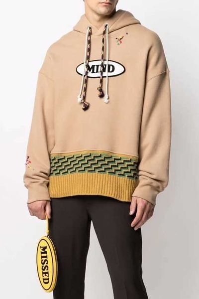 designer clothing fashion sweatshirts palmes angels co branded mind knit stitched drawstring hoodie mens womens loose luxury streetwear, Black
designer clothing fashion sweatshirts palmes angels co branded mind knit stitched drawstring hoodie mens womens loose luxury streetwear, Black