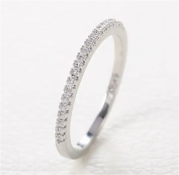 elegant minimalist rings for women: cz zircon plated silver bridal engagement wedding stack ring jewelry, Golden;silver
elegant minimalist rings for women: cz zircon plated silver bridal engagement wedding stack ring jewelry, Golden;silver