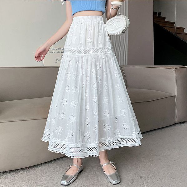 skirts tigena elegant midi long skirt for women summer korean fashion hollow out solid a line high waist mid-length skirt female 230506, Black
skirts tigena elegant midi long skirt for women summer korean fashion hollow out solid a line high waist mid-length skirt female 230506, Black