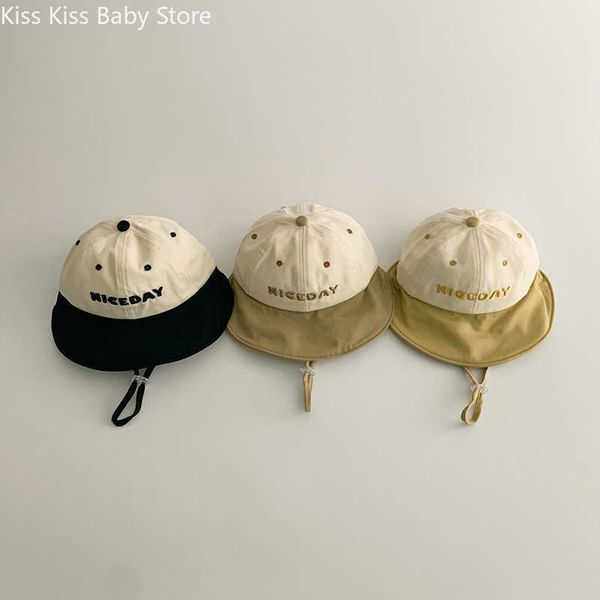 stingy brim hats 2023 summer baby sun hat boys girls color matching kids bucket hat thin breathable children fisherman hat beach caps j23050, Blue;gray
stingy brim hats 2023 summer baby sun hat boys girls color matching kids bucket hat thin breathable children fisherman hat beach caps j23050, Blue;gray